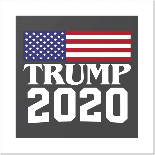 Election 2020 Donald Trump USA Republican political Gift Wall Art by biNutz